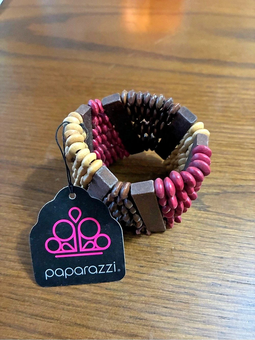 Paparazzi Tropical Nirvana - Multi Pink & Brown Bracelet